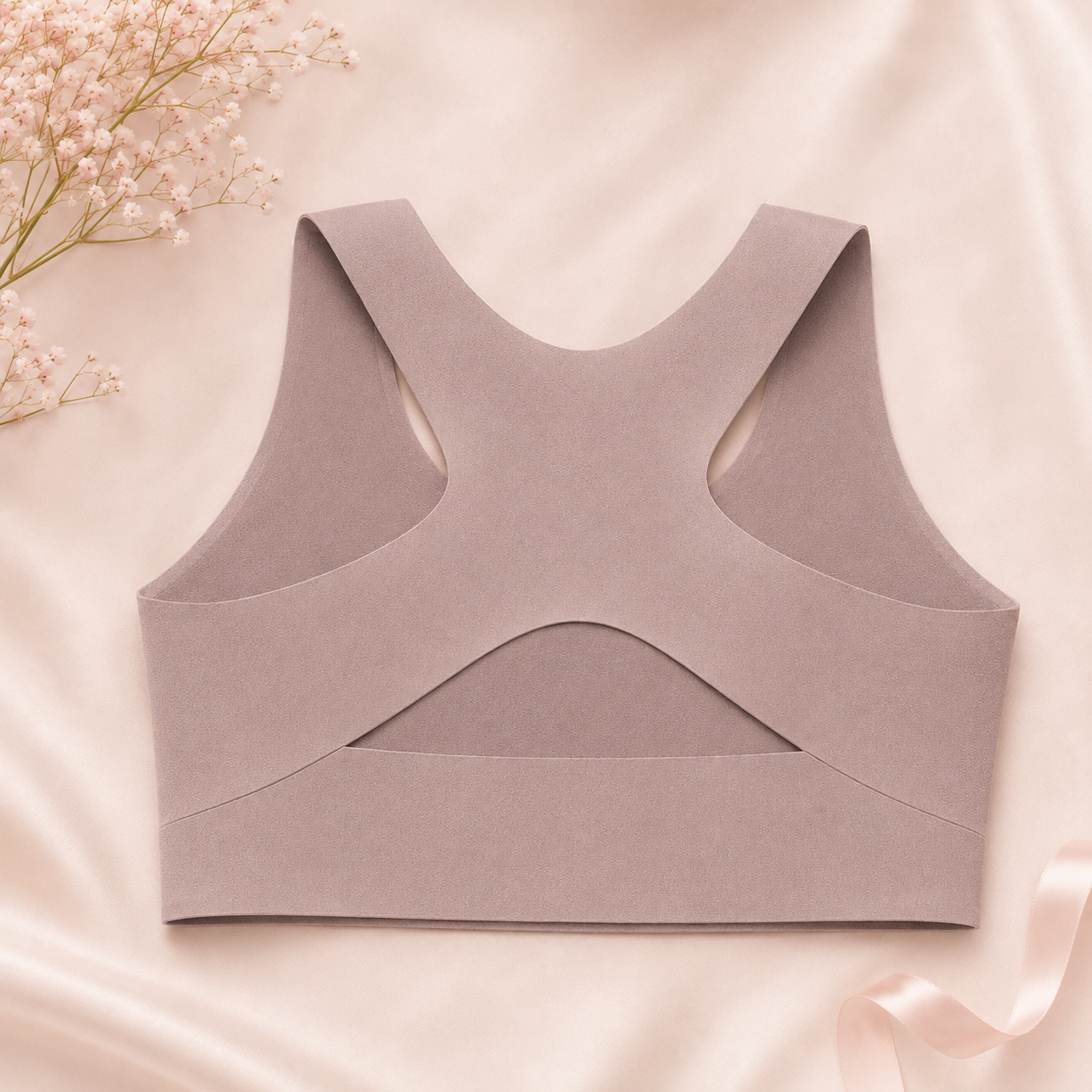 Butterfly Lace Seamless Wireless Comfort Bra – Front Closure